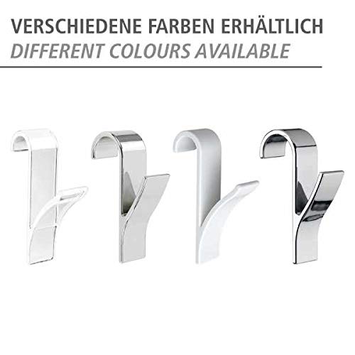 Ganci Scaldasalviette Trasparenti Wenko - Set 2 Pezzi | Salvaspazio - Foto 10