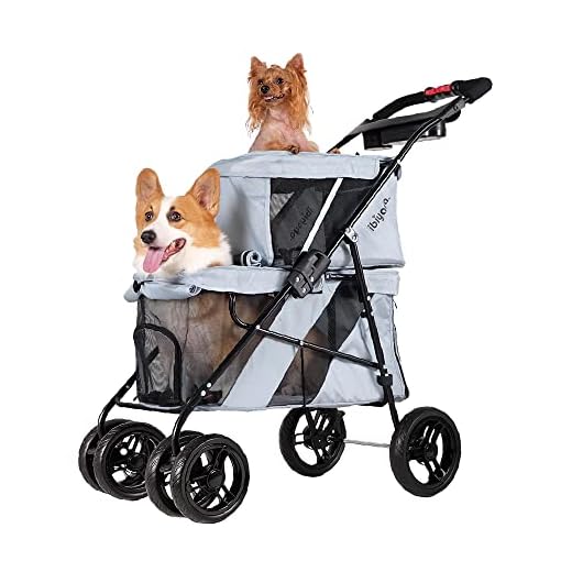 Ibiyaya Double Decker Pet Stroller