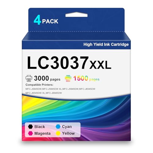 Image of LC3037 LC3037XXL Super High Yield LC3037 Ink Cartridges 4-Pack
