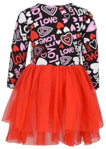 Image of Girls Long Sleeve Tulle Tutu Dresses for Kid and Toddler