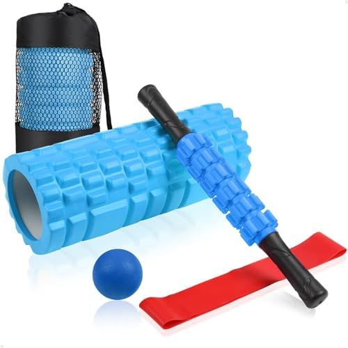 Kit Completo 4x1 Lorben Rolo de Massagem Bastão Miosfascial Bola ...