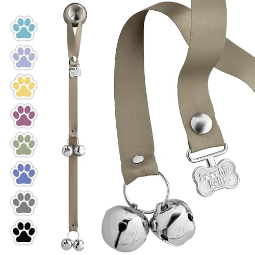 PoochieBells Dog Door Bells for Potty Training, Quick & Easy Puppy Potty Training Method Included...