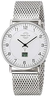 Master Time Funk Quarz Herren Uhr Analog-Digital mit Edelstahl Armband MTGS-10558-12M