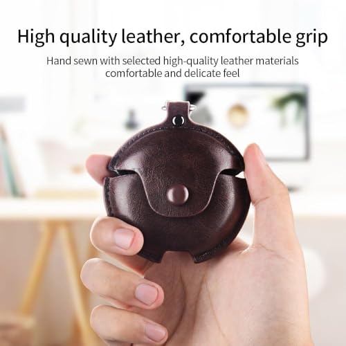 Image of AJM 360 Protection Shockproof Design Leather Case Compatible with Realme Air 5 (Navy Blue)