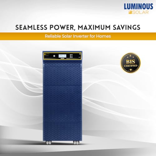 Image of Luminous SOLARVERTER PRO 10.1KVA ECO - Hybrid Solar Inverter, 120V, Pure Sine Wave, Smart Energy Management, High Efficiency, 2 Years Warranty, Ideal for Homes, Businesses & Off-Grid Solar Systems
