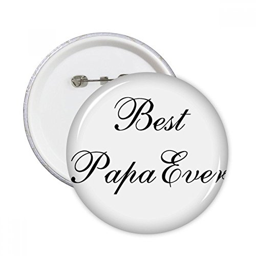 Bouton rond badge papa jamais symbole de complicité familiale unique