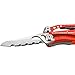 LEATHERMAN, Skeletool RX Multitool with Serrated Knife and Glass Breaker, Red with Nylon Sheath