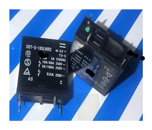 Relé de 4 pines SDT-SS-105DM con conmutación eficiente de 10A para placas