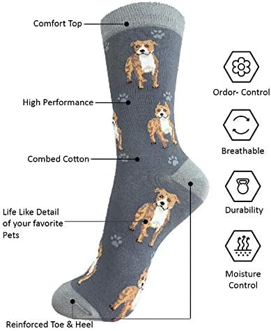 Pet Lover Socks - Fun - All Season - One Size Fits Most - For Women And Men – Dog Gifts (Pit Bull Gifts - Socks) - Image 2