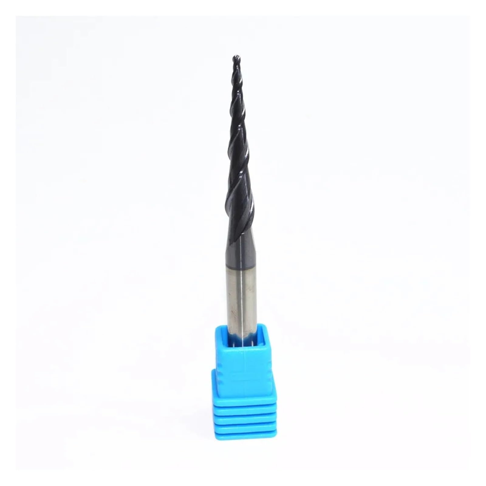 cuchilla con cabeza de bola cónica, 1 pieza - 6 mm * R0,75 * 30,5 * 75L, fresa de extremo de carburo sólido HRC55 TiALN, broca de enrutador cónica esférica for carpintería, punta de bola cón