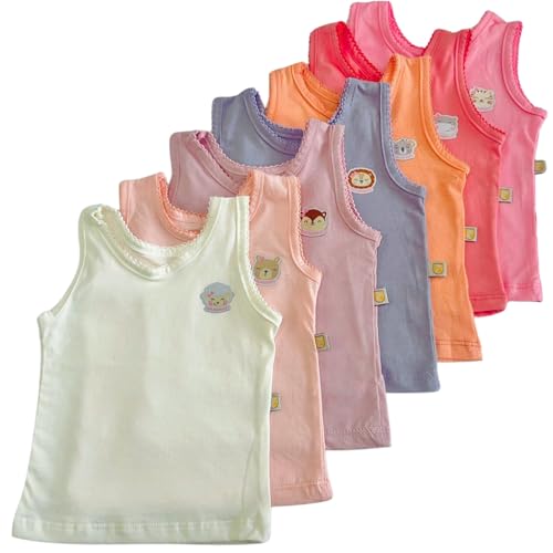 Kit com 5 Camisetas Regatas para Menina
