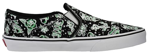 Image of Vans Men's Asher Slip-on Shoe - Comfortable Sneakers for Walking, Fashion & Everyday Wear