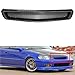 Car Front Hood Mesh Bumper Grills Compatible for Honda for Civic EK CX DX EX HX LX Type R 1999-2000 ABS Front Mesh Grille Cover Body Kit(Glossly Black)