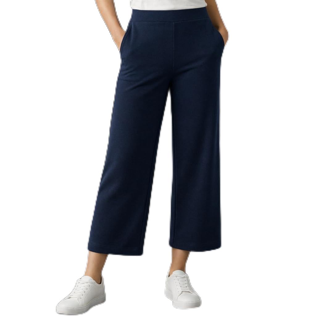 EcoLove FlowFit Palazzo Pants for Women Soft & Comfortable 95% Viscose & 5% Elastane Fabric Solid Straight Wide-Leg - Review, Price and Buying Guide