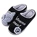 MoneRffi Hausschuhe Plüsch Pantoffeln Warm Winter Slides Rutschfeste Katzen Slippers Memory Foam Weich Latschen Bequeme Unisex Paare Slippers Home Shoes Indoor Outdoor 40-41