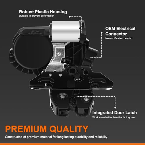 Trunk Latch Assembly for Chevy Suburban Tahoe Equinox Traverse GMC Yukon Acadia Terrain Cadillac Escalade XT5 Buick Regal Enclave Rear Back Hatch Latch Tailgate Lock Actuator Replace 13527320 13519125