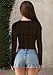 SAUKOLE Mesh Sheer Long Sleeve Tops for Women 2025 See Through Sexy Shirts Mock Neck Lace Tops Blouse Black