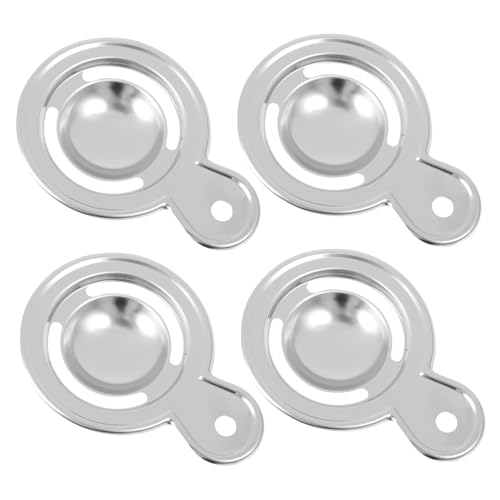 Luxshiny Egg Separator Set of Stainless Steel Yolk Divider Easy to Clean for Bakers Chefs