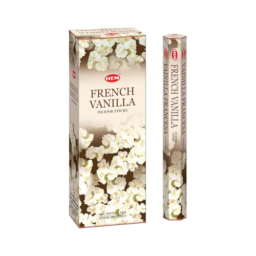 French Vanilla – 120 Sticks Box – HEM Räucherstäbchen