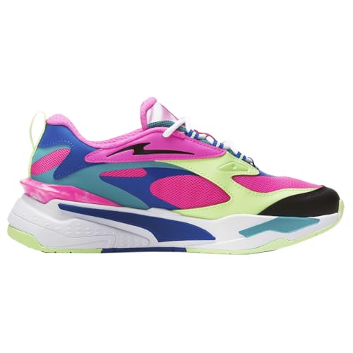 PUMA Womens Rs-Fast Marble Lace Up Sneakers Shoes Casual - Blue, Pink