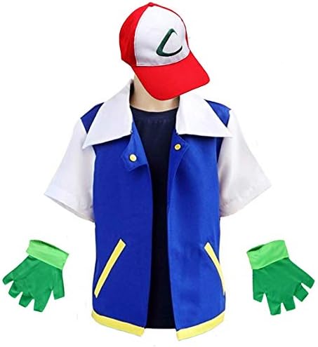 MUFENG Cosplay Costume for Adult Kids,Halloween Hoodie,Jacket Gloves Hat Sets for Trainer