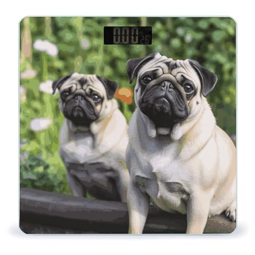 Balanza digital para baño Pugs in The Garden miniatura 1