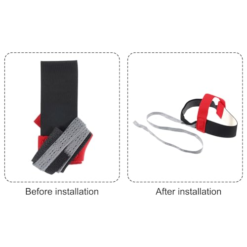 Image of MECCANIXITY 5pcs ESD Anti Static Foot Heel Straps Anti Static Wrist Strap Band Adjustable for Grounding Removing Static, Red Belt