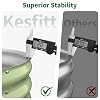 Kesfitt Round Raised Garden Bed, 4x4x1 FT Galvanized Steel Metal Garden Bed, Open-Bottom Design, 12-Inch Deep Outdoor Raised Garden Bed for Vegetables & Herbs, Fruit Green #2