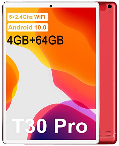 Tablet 10 pollici offerte 5G WiFi + WiFi6 Android 10.0 Tablet in offerta 8 core 1.8 GHz, 4GB RAM + 64GB ROM(TF 128GB) / 6000mAh / Camera 5+8MP / Bluetooth/Type-C/2 anni di garanzia/WiFi Tablet PC