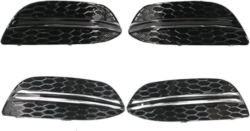 Rejilla antiniebla coche y rejillas delanteras de parachoques Benz W205 2015-2018 Chrome 4