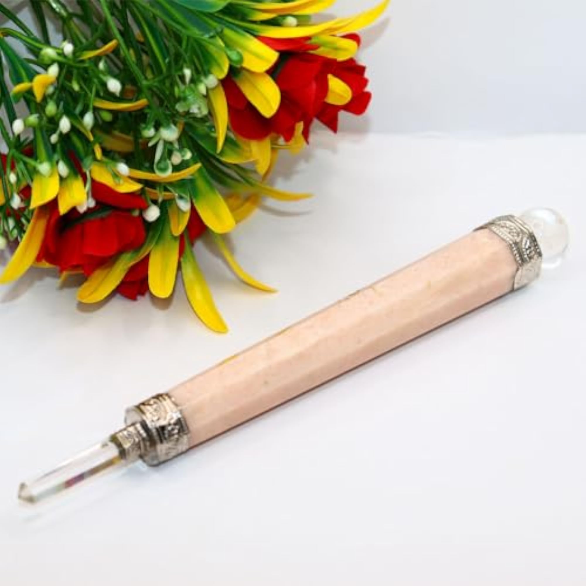 7 Moonstone Chakra Massage Wand Healing Power Crystal Point