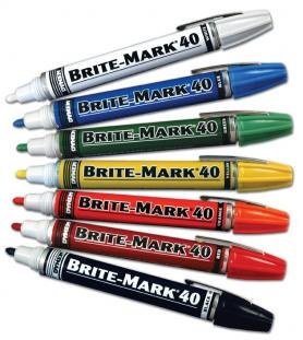 DykemBrite-Mark 00021 Red Medium Marking Pen - Tip Type: 40 Medium 40002 [PRICE is per EACH]