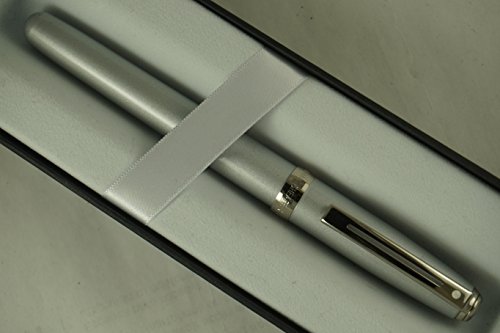 Image of Sheaffer Prelude Rollerball Pen, Silver Shimmer with Nickel Appointments with Blue Refill