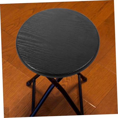 Taburete redondo asiento de madera resistente y cómodo para renovar sillas de comedor 6