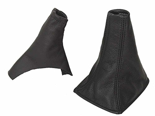 The Tuning-Shop Ltd for Toyota Celica 1999-05 Shift E Brake Boot Black Italian Leather