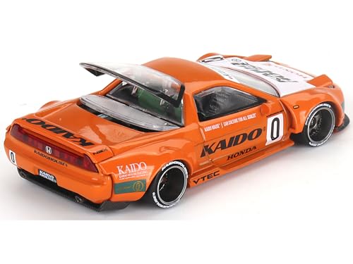 Modelo a escala 1:64 NSX Kaido Racing V1 Naranja miniatura 4