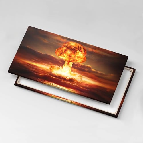 L'image imprimée sur toile explosion atomique tableau grand format - 5