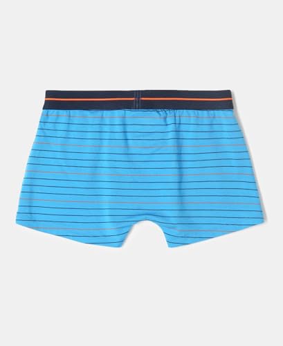 Image of Jockey NB02 Boy's Super Combed Cotton Elastane Stretch Printed Trunk with Front Open Fly and Ultrasoft Waistband (Pack of 2)
