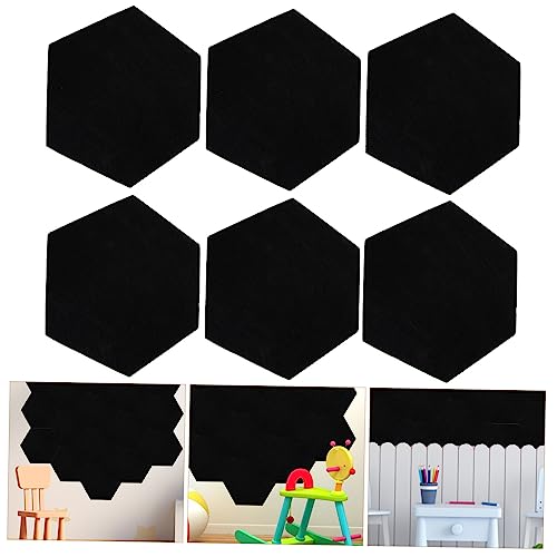 Paneles absorbentes de sonido 6 piezas para reducción de ruido en estudios en casa, gimnasios y oficinas, decoración acústica de pared autoadhesiva miniatura 5
