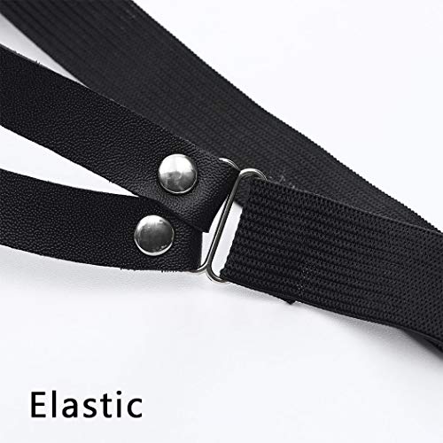 Bodiy Goth Leather Leg Harness Black Punk Heart Garter Belt Rave Club Laryered Thigh Body Harness For Women And Girls (Pieces Of 1) #TOP5