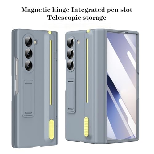 Coque à charnière magnétique et emplacement stylet pour Galaxy Z Fold 5