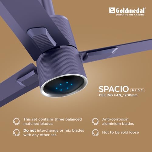 Image of Goldmedal Spacio BLDC 1200mm Decorative 5 Star Rated Ceiling Fan
