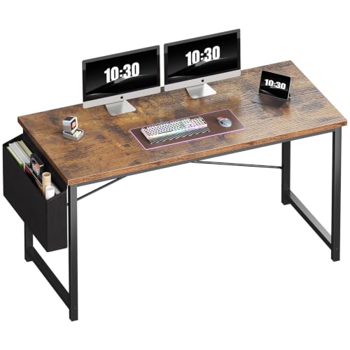 Image of OLIXIS Computer Desk, 55 Inch Gaming Desks for Home Office Small Spaces