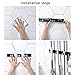 GMWXJKKL Broom and Mop Holder, Heavy-Duty Mop Wall-Mounted Clip Hanger, Stainless Steel Tool Holder, Clean Product Storage Rack for Kitchen, Office(Black,35x45cm)