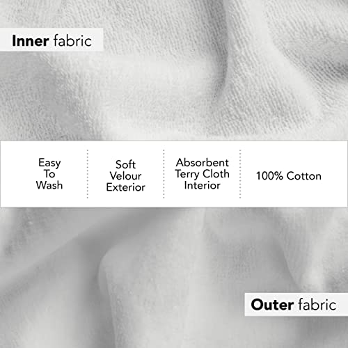 Boca Terry Womens Spa Wrap - 100% Cotton Spa, Shower, Bath And Gym Towel W Snaps - Med/Large, Xxl, 4Xl, 6Xl #TOP1