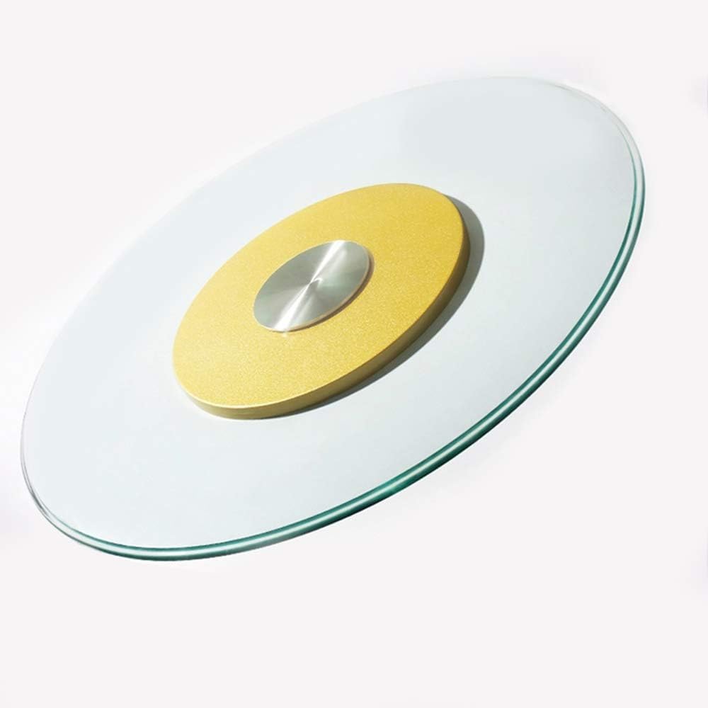 Plateau rotatif en verre trempé de 50 à 80 cm pour table ronde