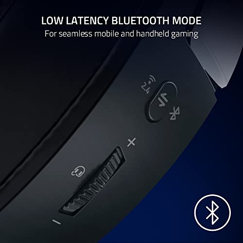 Image of Razer Kaira Pro HyperSpeed Wireless Gaming Headset with Haptics for PlayStation 5 / PS5, PS4, PC, Mobile: Titanium 50mm Drivers - Hybrid Mic - Low Latency Bluetooth - 30 Hr Battery - White & Black