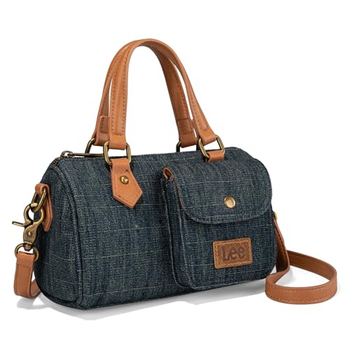 Opiniones y reviews de Bolsas Lee los 5 más buscados. 40 Montana West x Lee - Bolso bandolera con asa superior para mujer, Lee-Navy, L