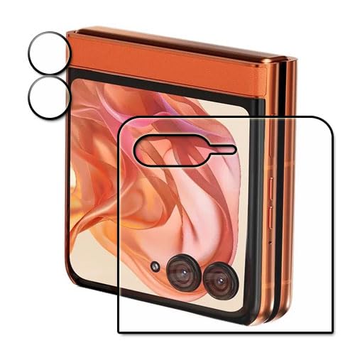 TOMBIK Front & Camera Lens Tempered Glass Screen Protector Compatible For Moto Razr 50 Full Screen Coverage With Easy Installation Kit For Cellphone… (B0DFWXWLJV) Amazon Price History, Amazon Price Tracker