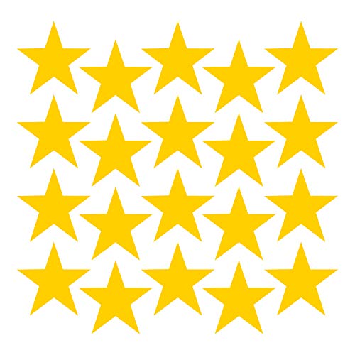 Set de 20 vinilos decorativos de pared con estrellas miniatura 3
